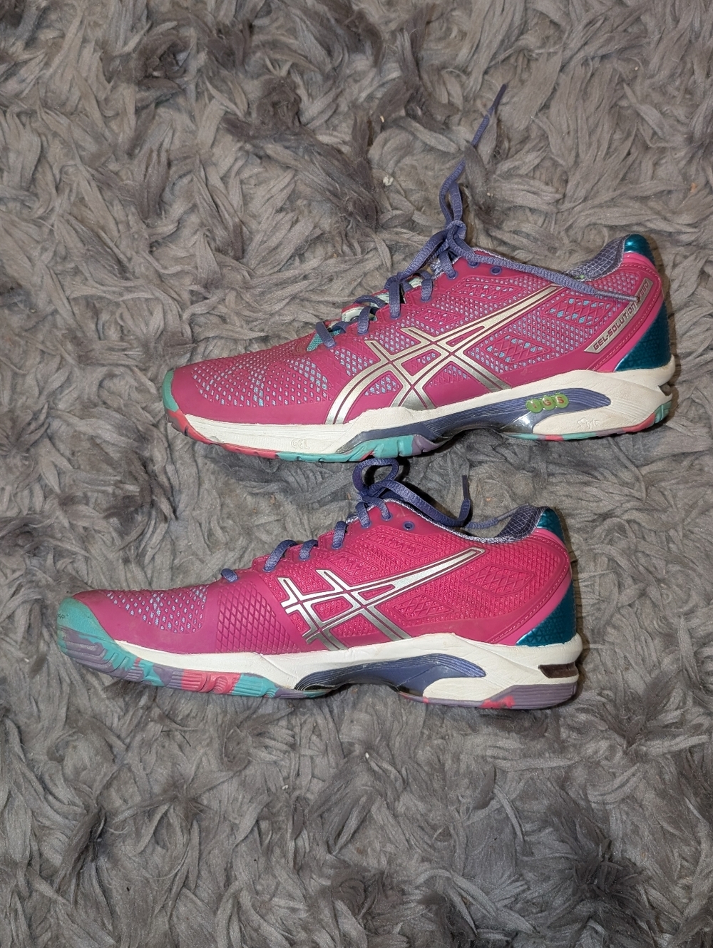 Asics Gel Solution Speed Pink Tennis Shoes